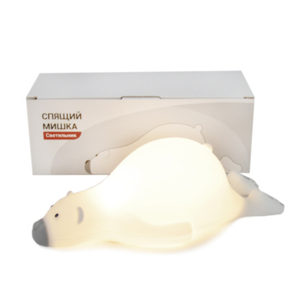 Ночник силиконовый "Медведь" 