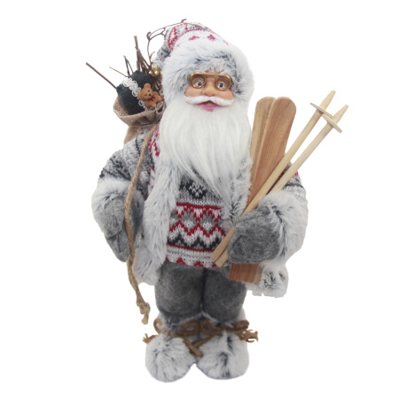 Интерьерная игрушка Санта Клаус с мешком 